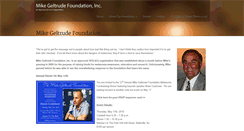 Desktop Screenshot of mikegeltrudefoundation.org